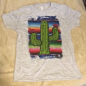 Serape Cactus Tee